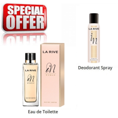 La Rive In Woman - zestaw promocyjny, woda perfumowana, dezodorant